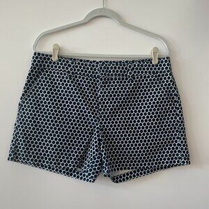 Tommy Hilfiger Geometric Hexagon Shorts in‎ Navy and White, Size 10